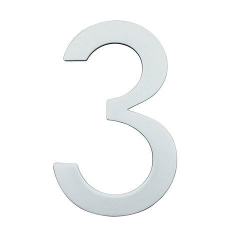 Sandleford 90mm Glow In The Dark Acrylic House Number 3 - Weather Resistant