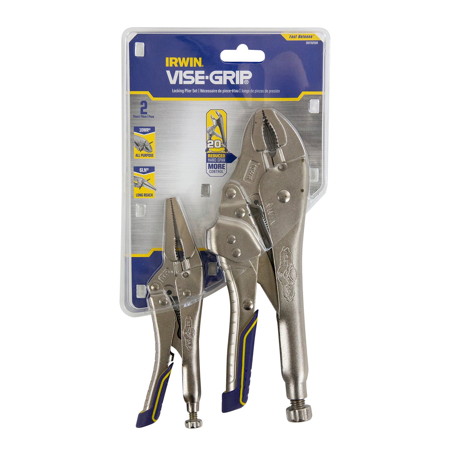 Irwin Vise-Grip 2 Piece Fast Release Locking Pliers Set