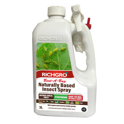 Richgro Beat a Bug Naturally Based Insect Spray 3L - Liquid - 3kg - SuperSaverAU - view 1
