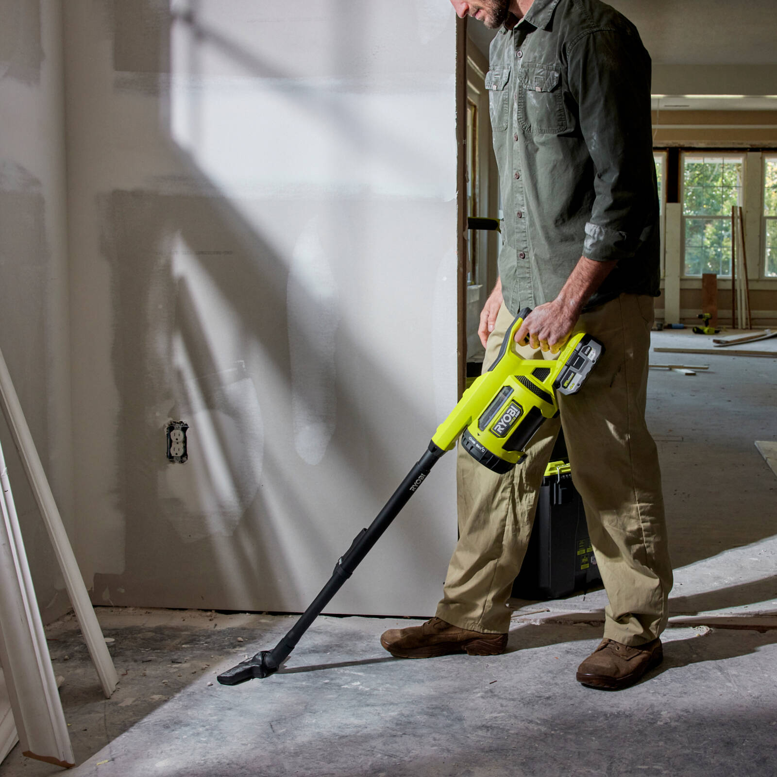 Ryobi 18V ONE+ HP Brushless Hand Vacuum, Tool Only, RHV18X