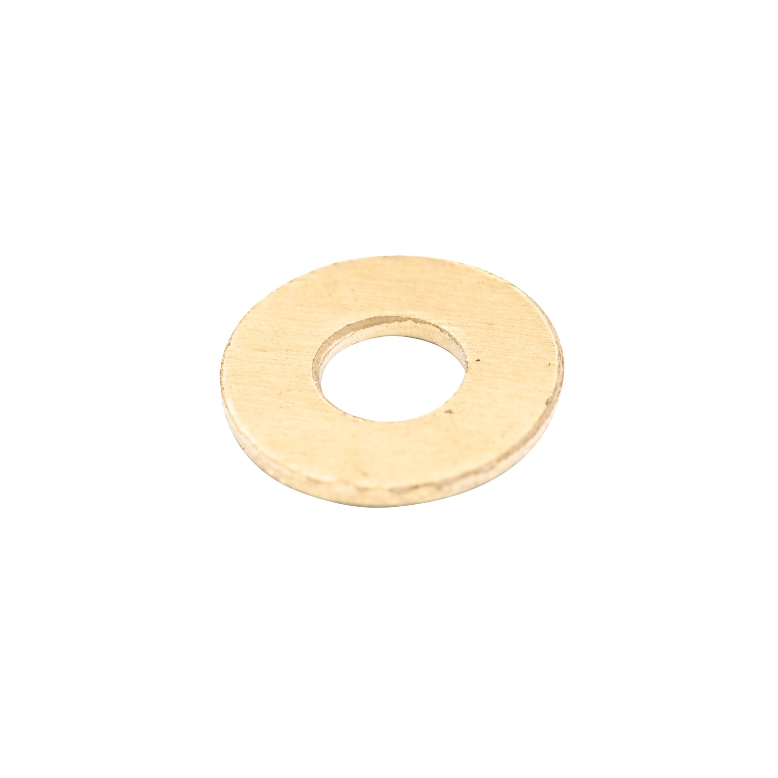 Zenith 1/8" Solid Brass Round Flat Washers - 35 Pack