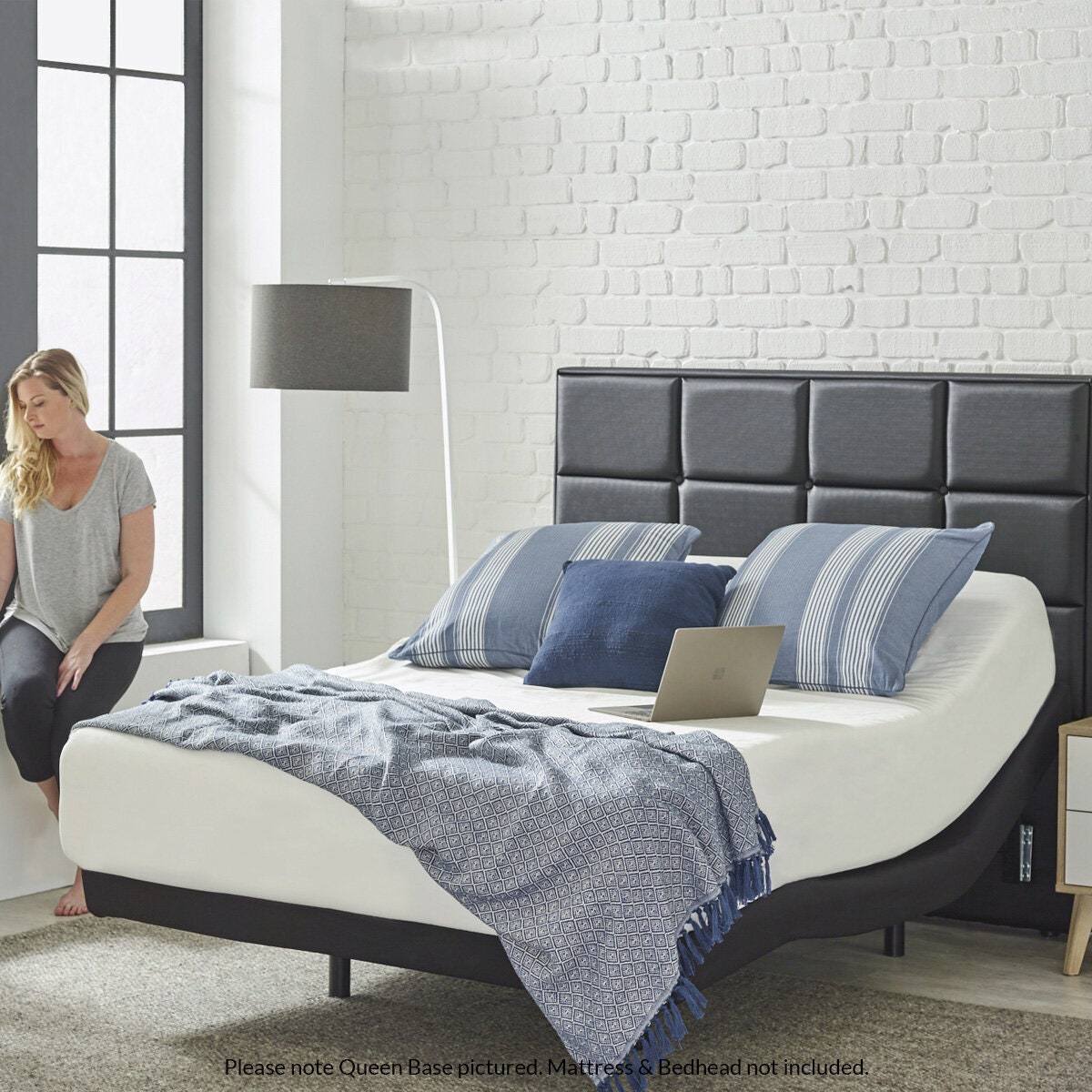 A.H. Beard Enliven Adjustable King Single Bed Base - Head and Foot Articulation, Zero G Preset - AHBEABLWS