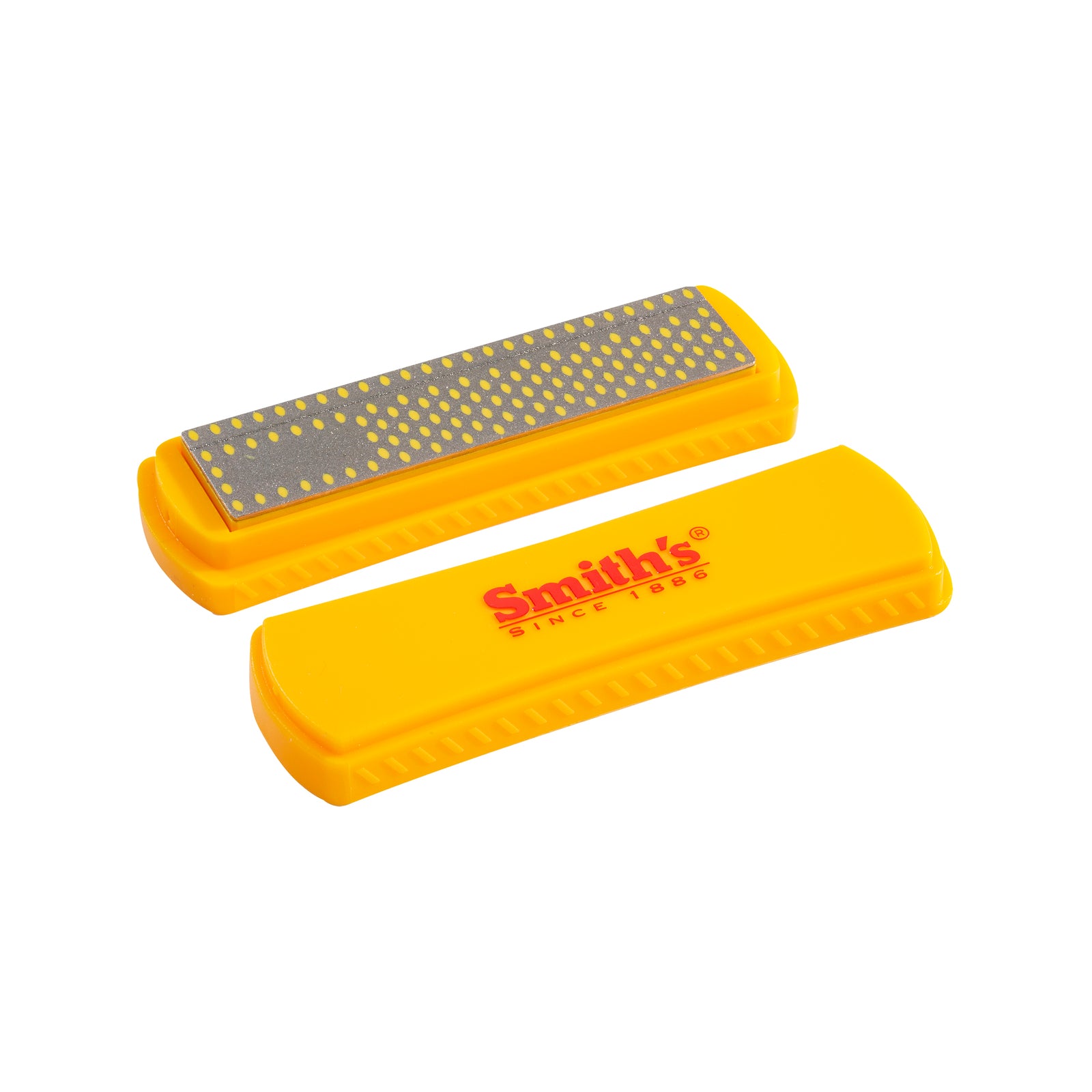 Smith's 4" Coarse Diamond Sharpening Stone with Cover for Knives