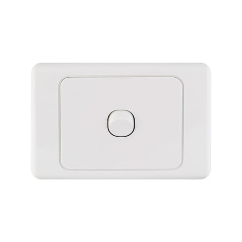 Deta White Single Switch - 10 Pack - Polycarbonate - 2 Way - Durable - SuperSaverAU - view 1