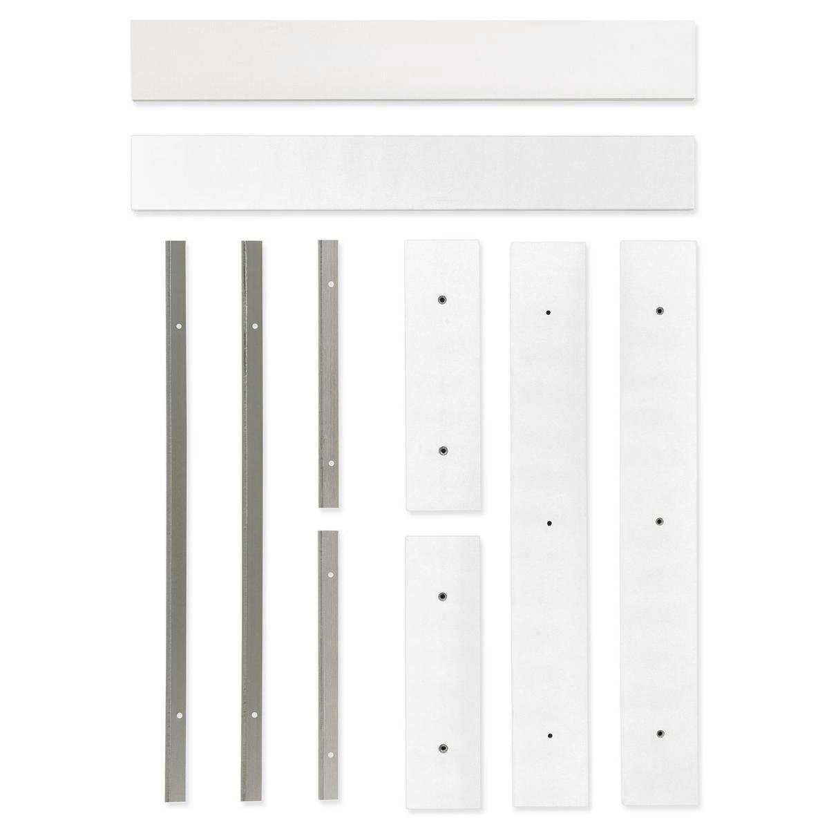 Kaboodle 600mm Egg White Oven Tower Pack MDF Vinyl Durable Finish - SuperSaverAU - view 1
