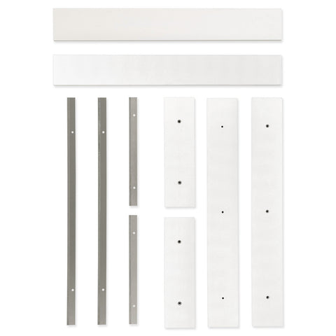 Kaboodle 600mm Oven Tower Pack Egg White Vinyl Wrapped MDF