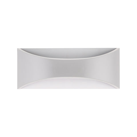 Arlec 8W 240V White Marina CCT LED Exterior Wall Light, Diecast Aluminium Weather Resistant Outdoor ABL410WH