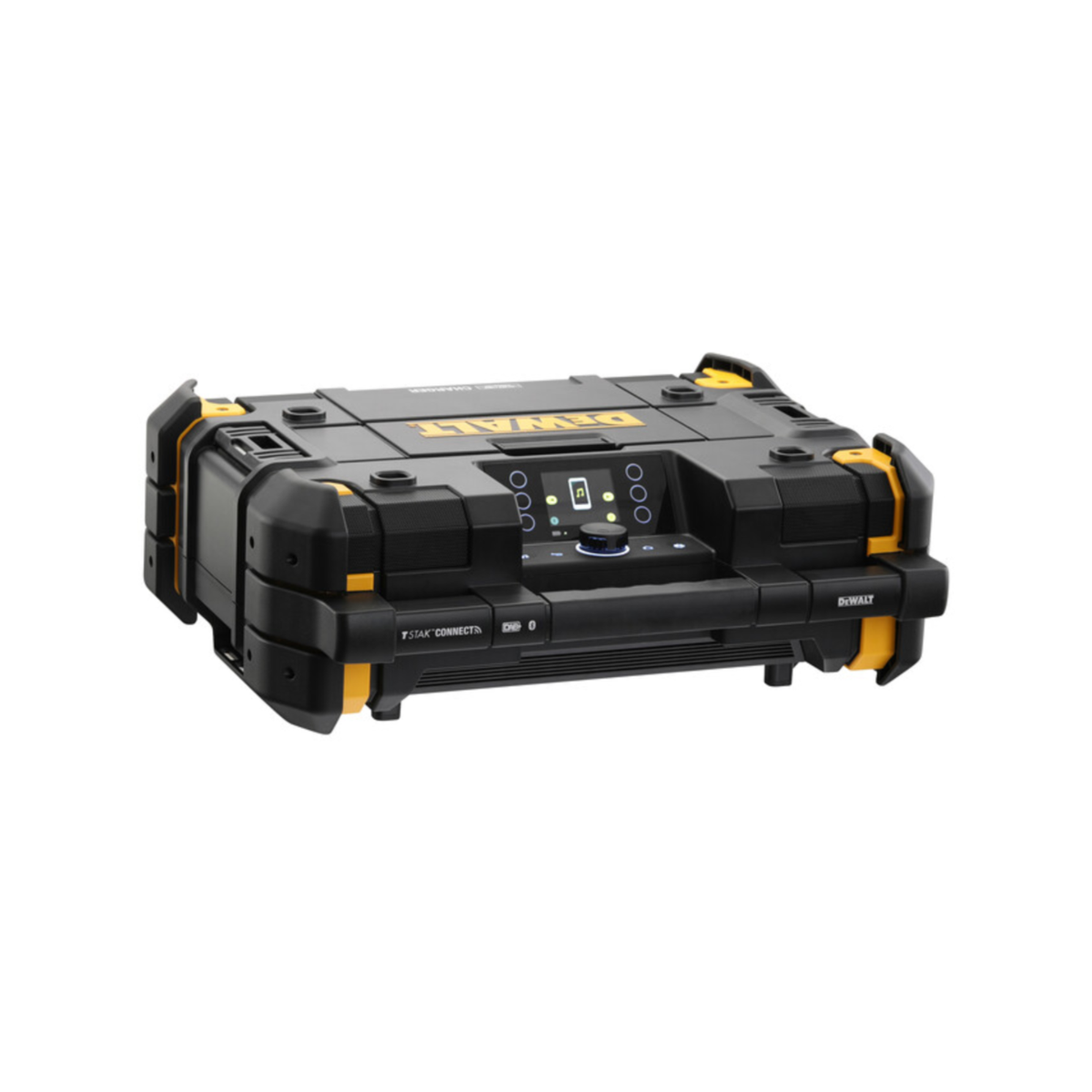 Dewalt XR Li-Ion TSTAK Cordless Jobsite Radio 45W 515mm Yellow - SuperSaverAU - view 3