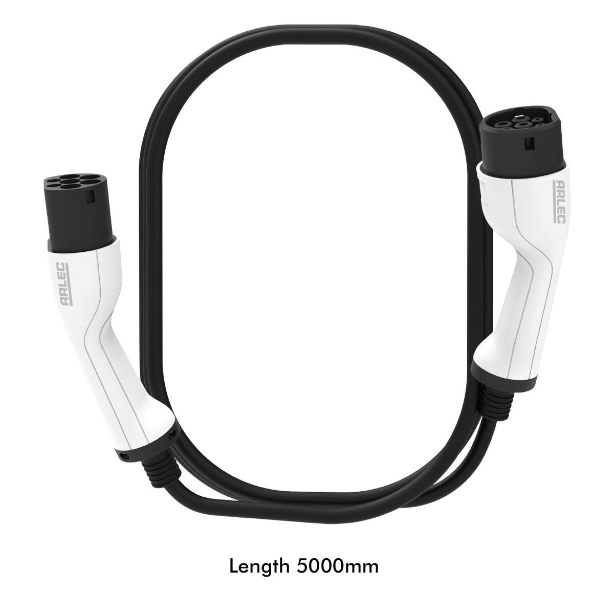 Arlec EV Charging Cable - 5m - IP65 - 4.6kW 20A - Type 2 Connector - Black/White - SuperSaverAU - view 4