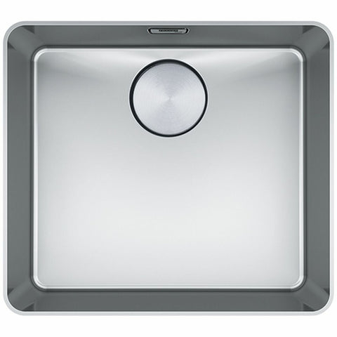 Franke Mythos 450mm single bowl stainless steel sink - top mount or flush mount - MYX210-45B