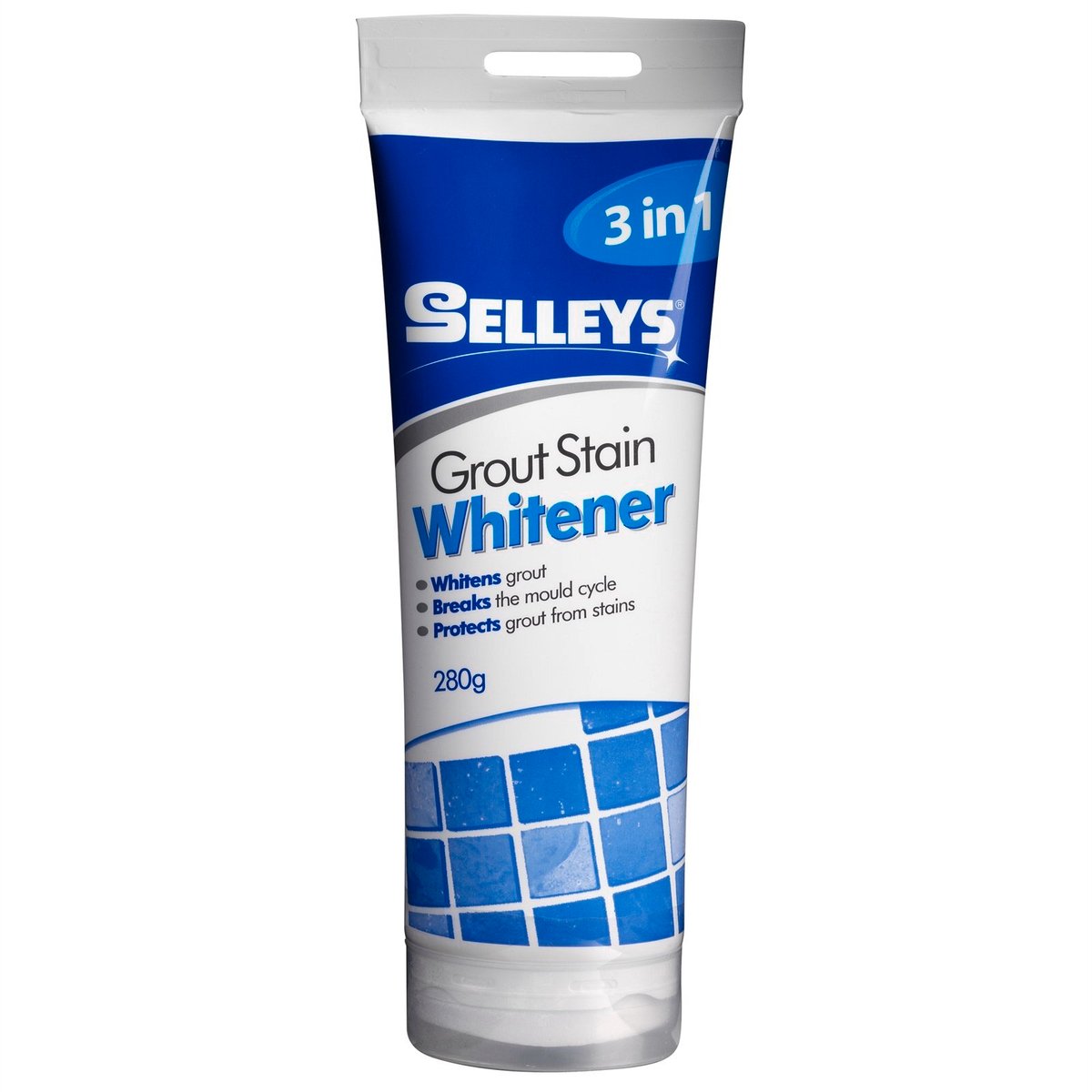 Selleys 280g Grout Stain Whitener Paste, Whitens Stained Grout