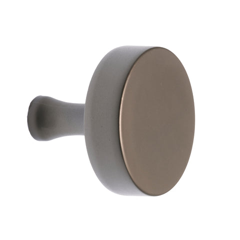 Lane 32mm Gun Metal Zinc Alloy Thick Round Cabinet Knob