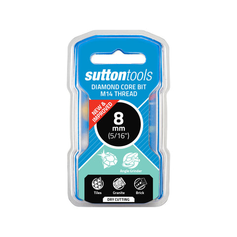 Sutton Tools 8mm M14 Diamond Core Bit