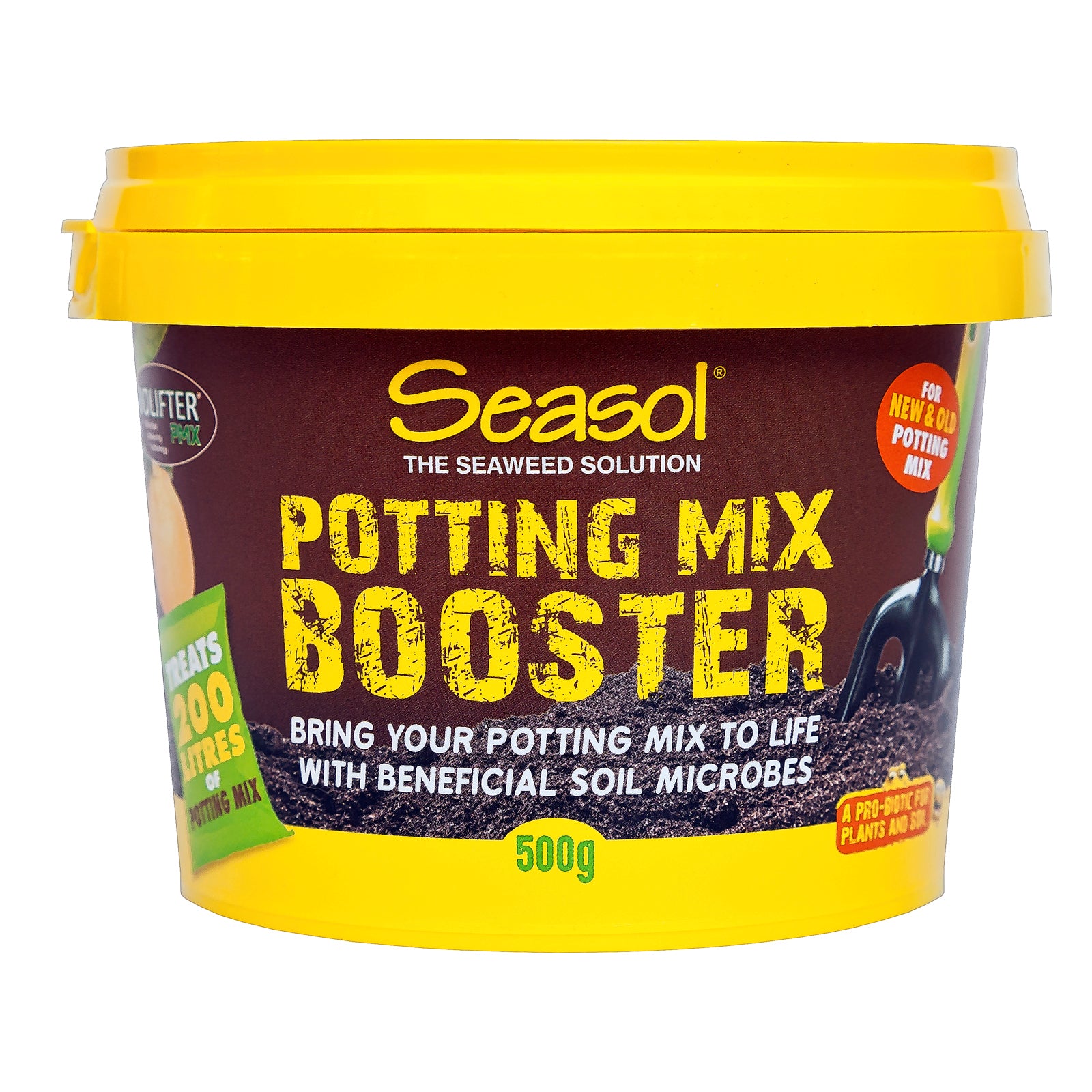 Seasol 500g Potting Mix Booster Tub - Slow Release Granular Fertiliser