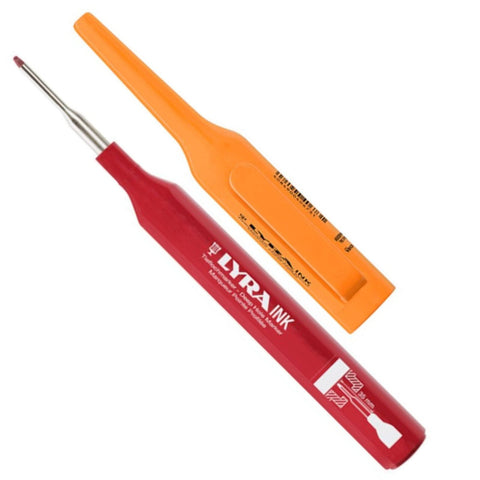 Lyra Red Deep Hole Permanent Construction Marker