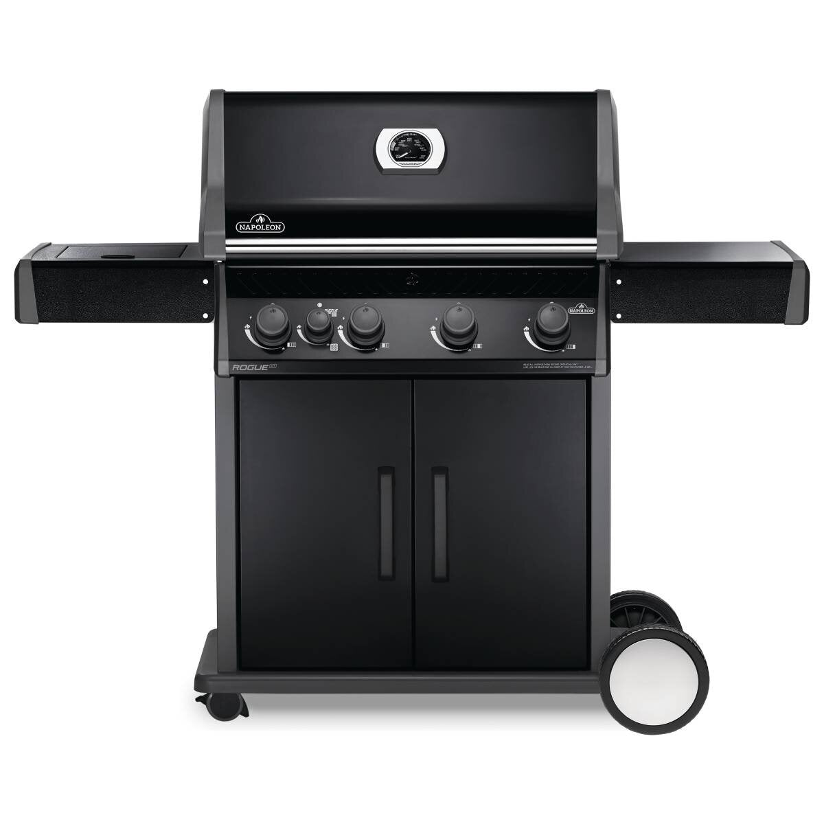 Napoleon Rogue XT 525 Natural Gas 4 Burner BBQ - Black - Infrared Side Burner - RXT525SIBNK-1-AU