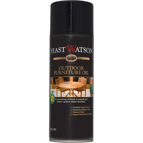 Feast Watson 300g Clear Outdoor Furniture Oil, UV Resistant Waterproof Penetrating Finish