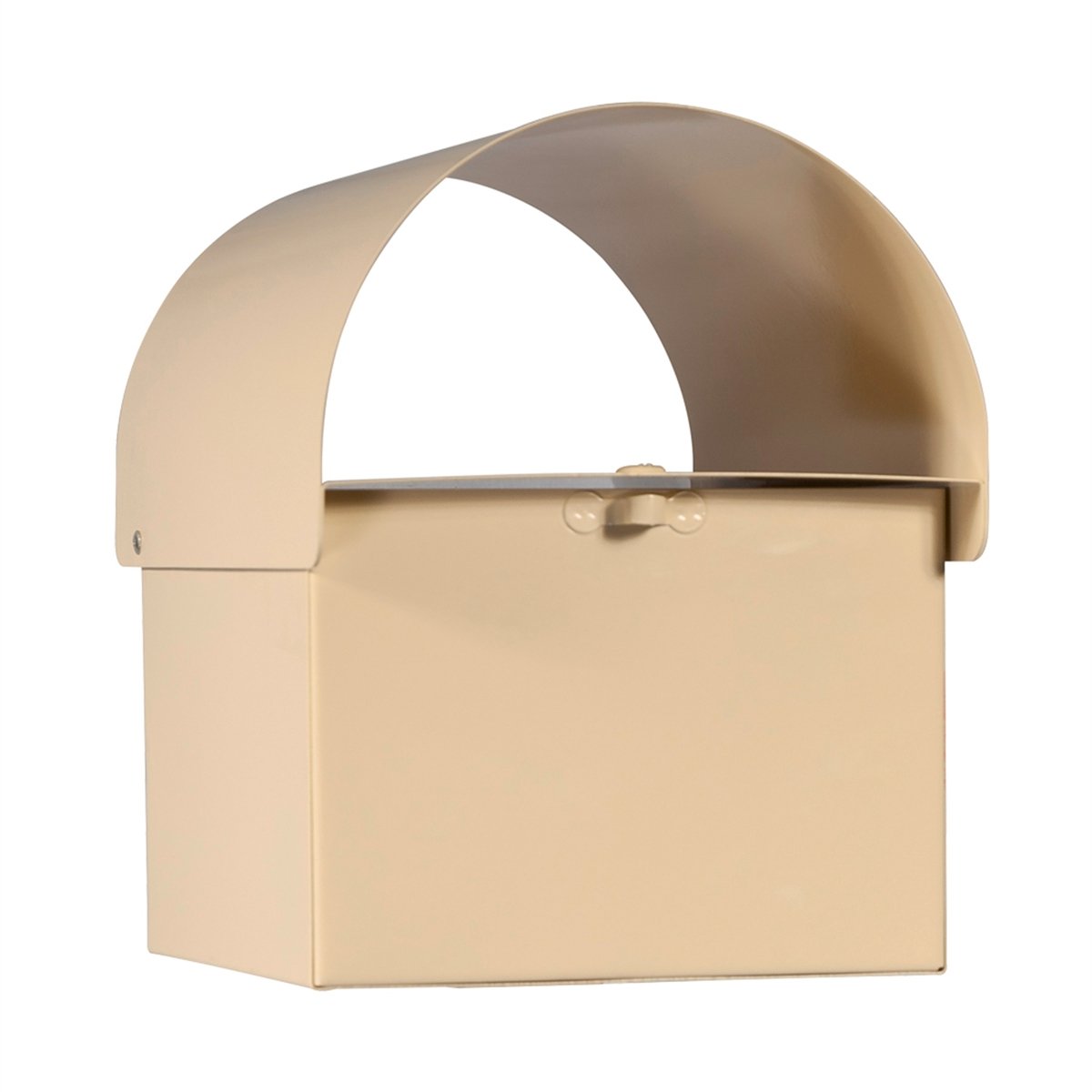 Sandleford Cream Dune Post Mounted Letterbox - Galvanised Steel - EB03 - SuperSaverAU - view 2