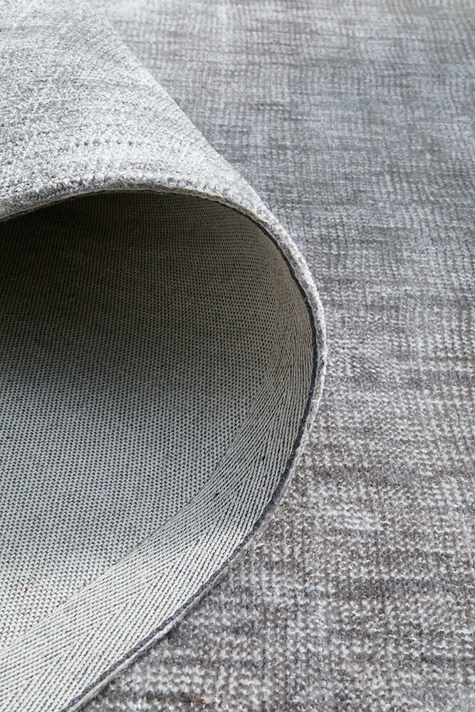 Rug Culture Azure Extra Large Rug 320x230cm - Stone Hand Loomed Rayon Polyester Blend - AZUSTONE320X230