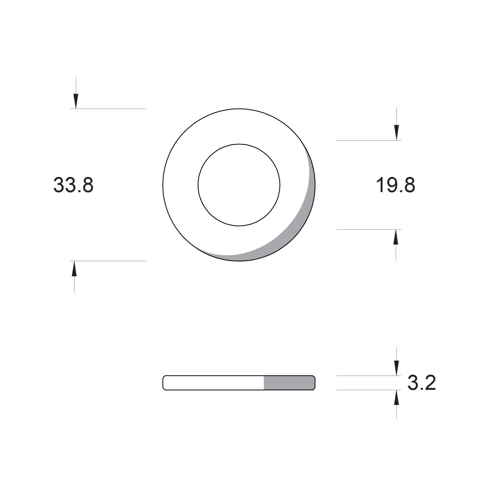 Zenith M16 Hot Dip Galvanised Flat Round Washers - 100 Pack
