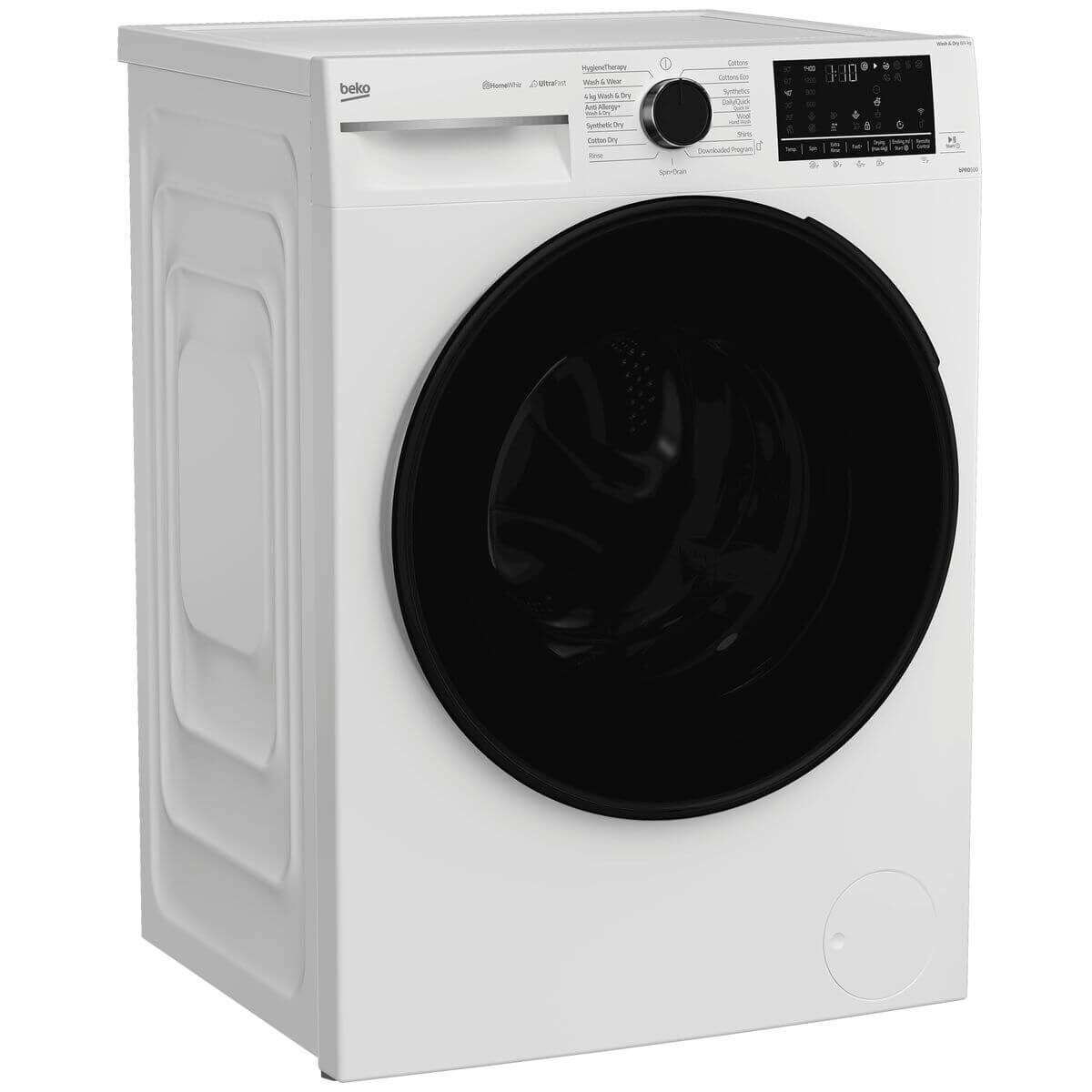 Beko 8kg/4kg UltraFast Washer Dryer Combo - Wi-Fi HomeWhiz, 15 Programs - BWDB8420W1