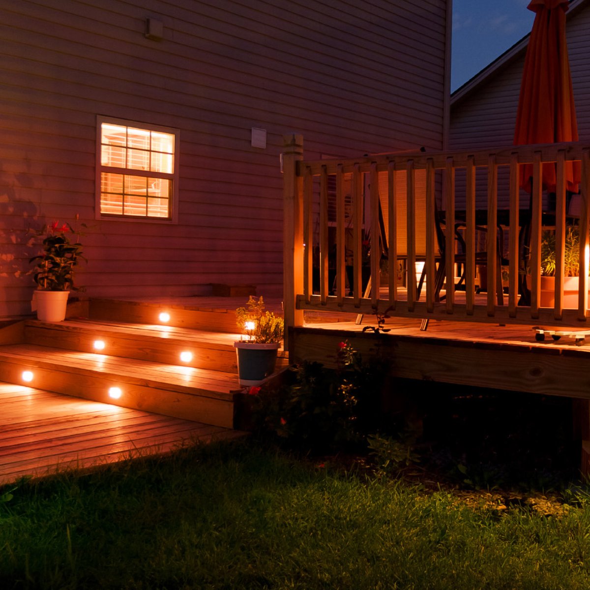 Brilliant 12V Valla LED Deck Light Kit - 6 Lights - Stainless Steel - IP65 Weather Resistant - SuperSaverAU - view 3