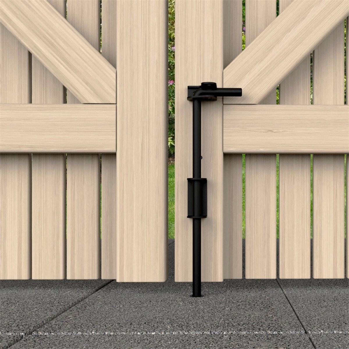 Zenith 355mm Matte Black Steel Drop Bolt