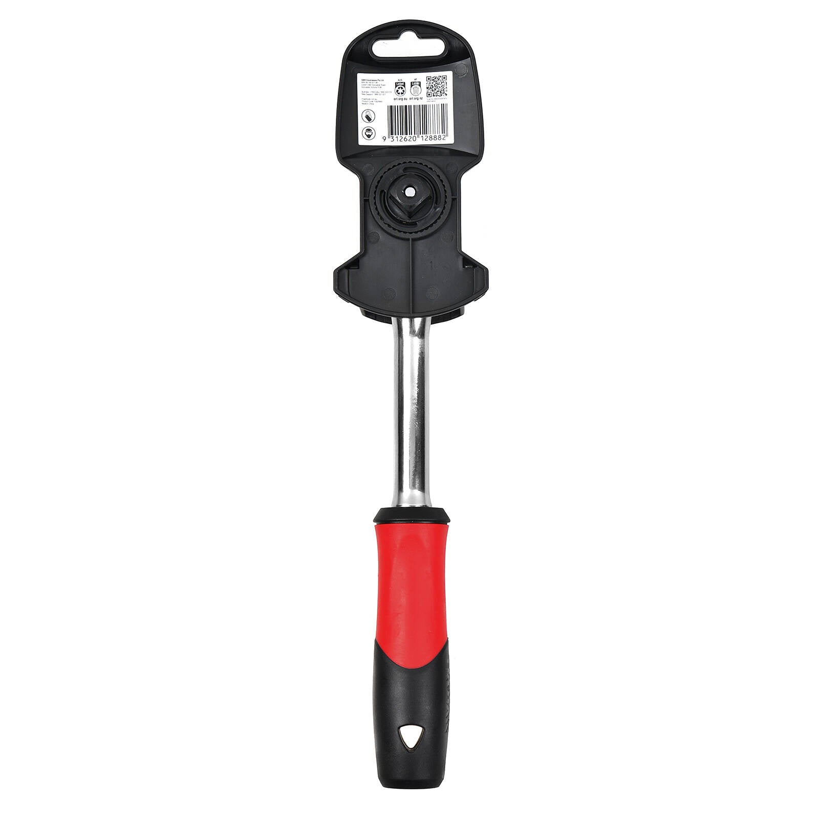 Trojan 1/2" Drive Ratchet with Grip, 72 Tooth Reversible Chrome Vanadium