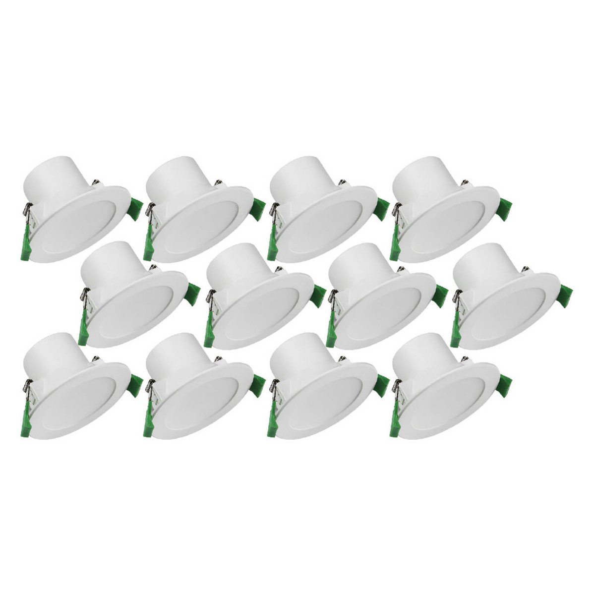 Click 6W 70mm CCT LED Downlight 12 Pack - Indoor, Colour Selectable