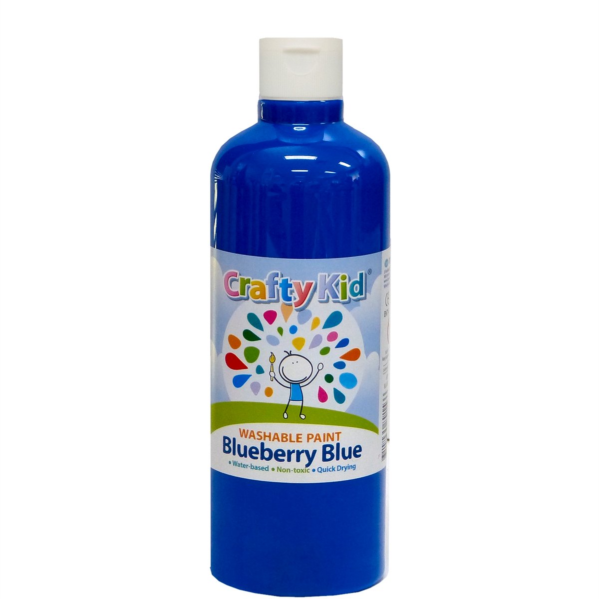 Boyle Crafty Kid Washable Paint 500ml Blueberry Blue - Kids Craft Paint