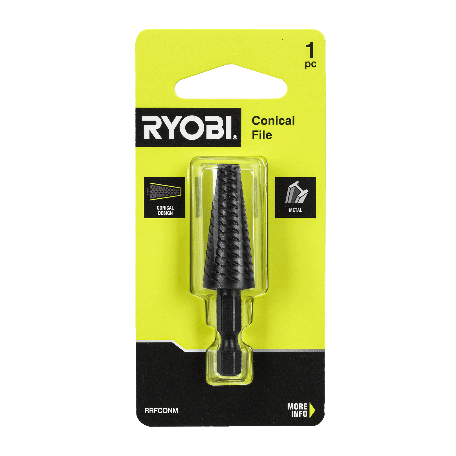 Ryobi Metal Conical Rotary File RRFCONM