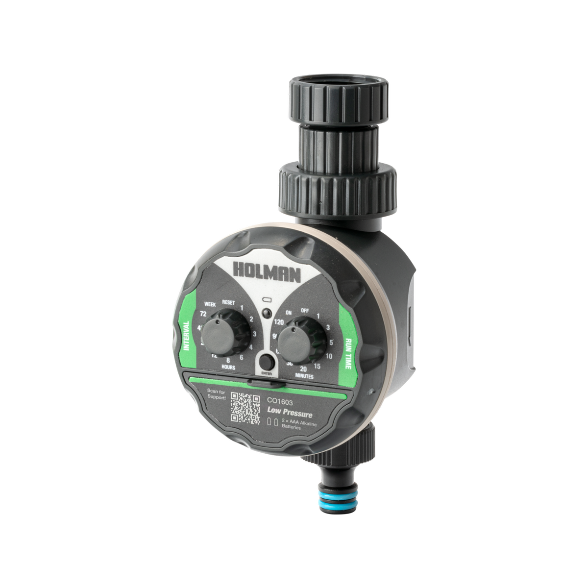 Holman Electronic Low Pressure Tap Timer Cordless CO1603