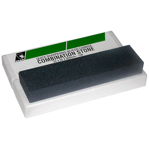 Norton 200 x 50 x 25mm Silicon Carbide Combination Bench Stone