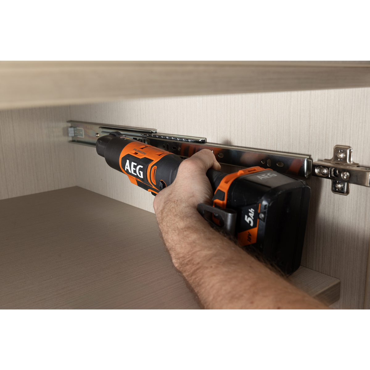 AEG 18V Fusion Right Angled Impact Driver Skin - 150Nm Torque - 53mm Head Depth - SuperSaverAU - view 4
