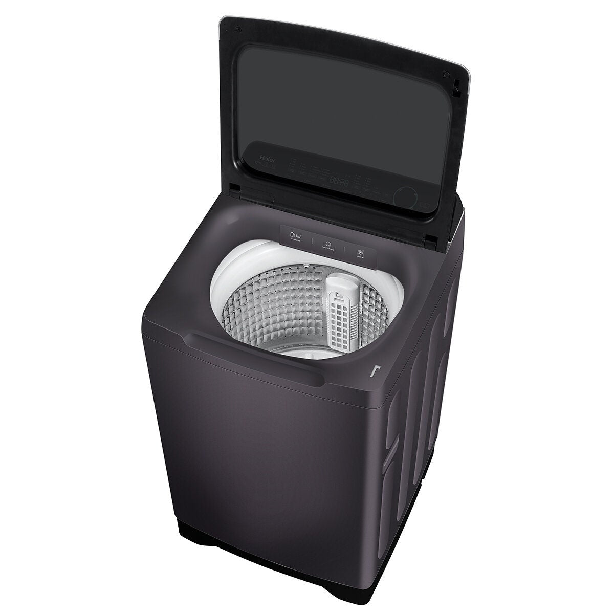 Haier 10kg Top Load Washing Machine - Black Finish, UV Sanitise, Direct Drive Motor - HWT10ADB1