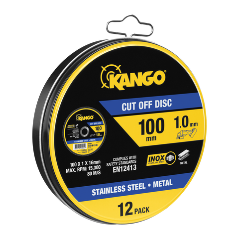Kango 100mm Metal Cut Off Discs 12 Pack KCODM110012