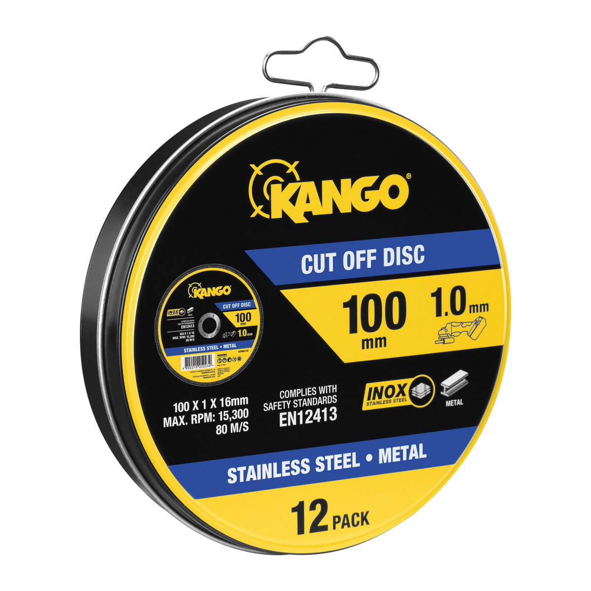 Kango 100mm Metal Cut Off Discs 12 Pack KCODM110012