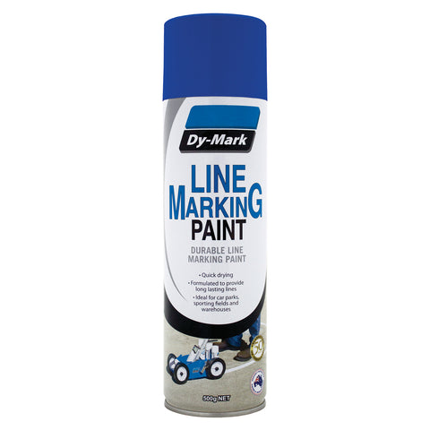 Dy-Mark Line Marking Spray Paint 500g Blue - Acrylic, Indoor & Outdoor