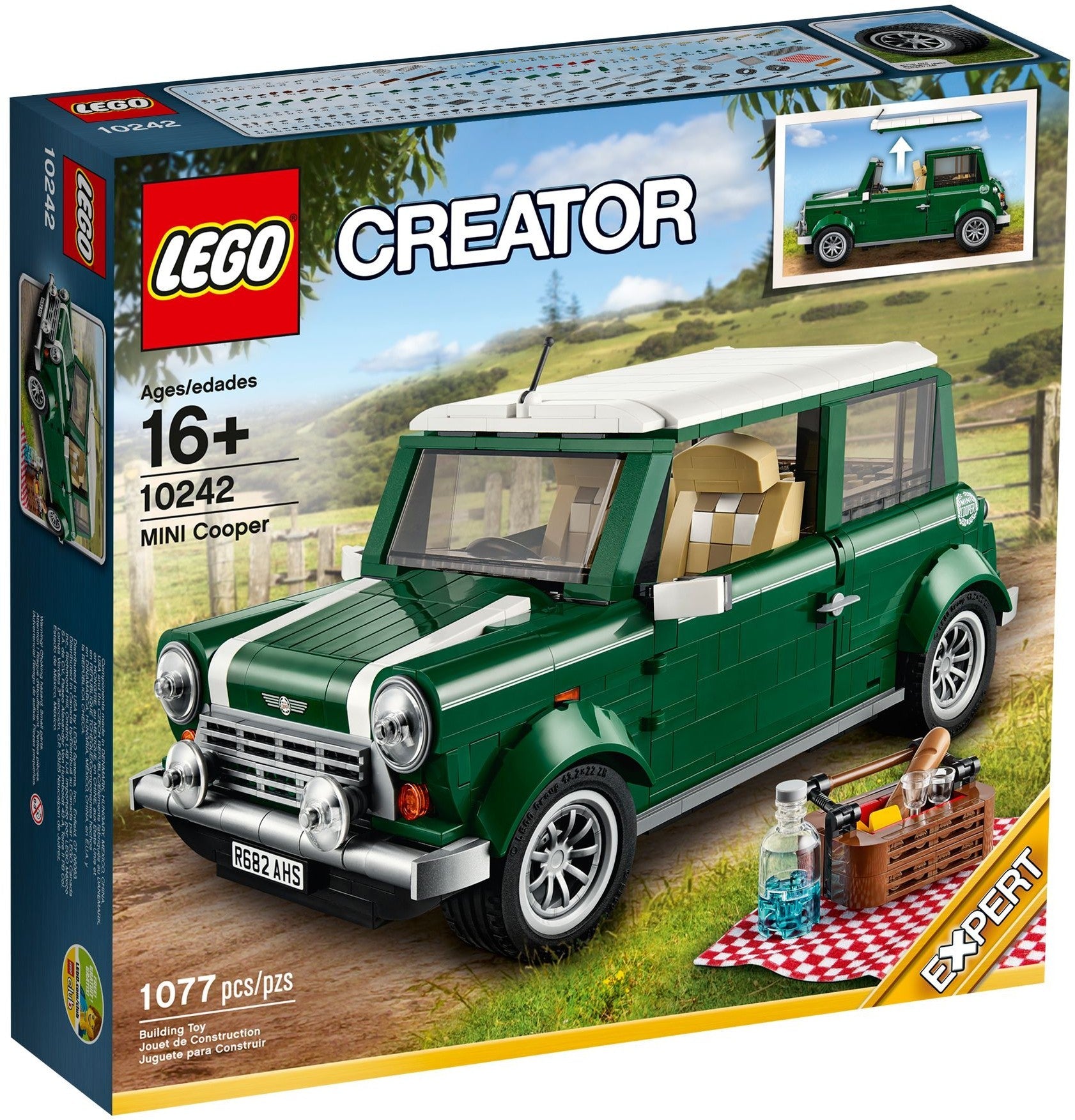LEGO 10242 MINI Cooper Mk VII: Classic Car Model Kit - SuperSaverAU - view 1