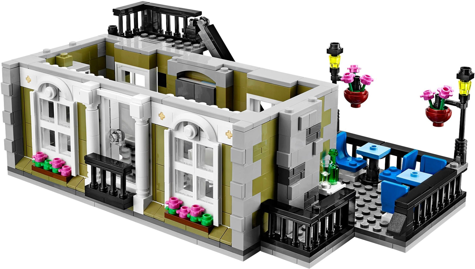 LEGO 10243 Parisian Restaurant Modular Building Kit - SuperSaverAU - view 4