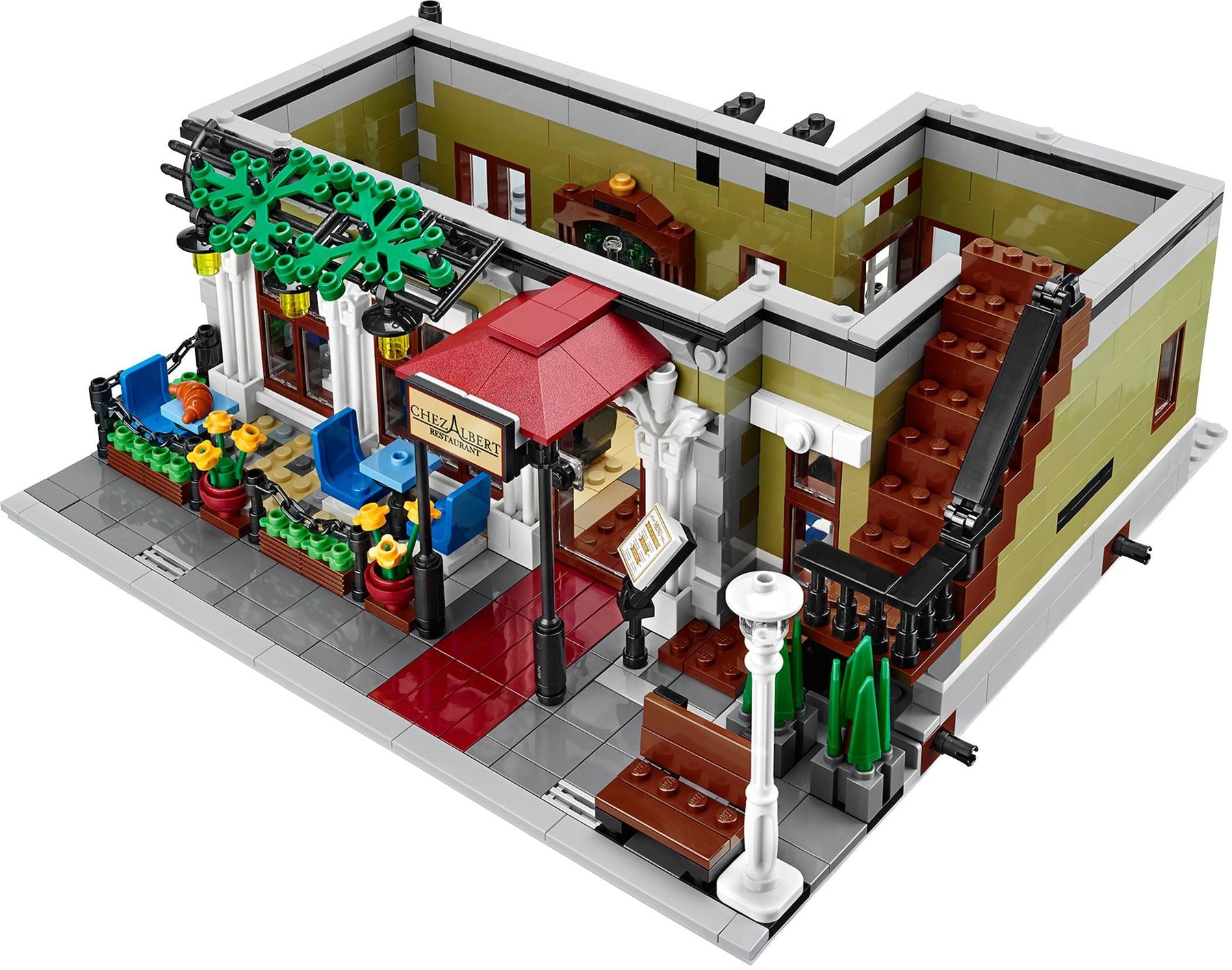 LEGO 10243 Parisian Restaurant Modular Building Kit - SuperSaverAU - view 5