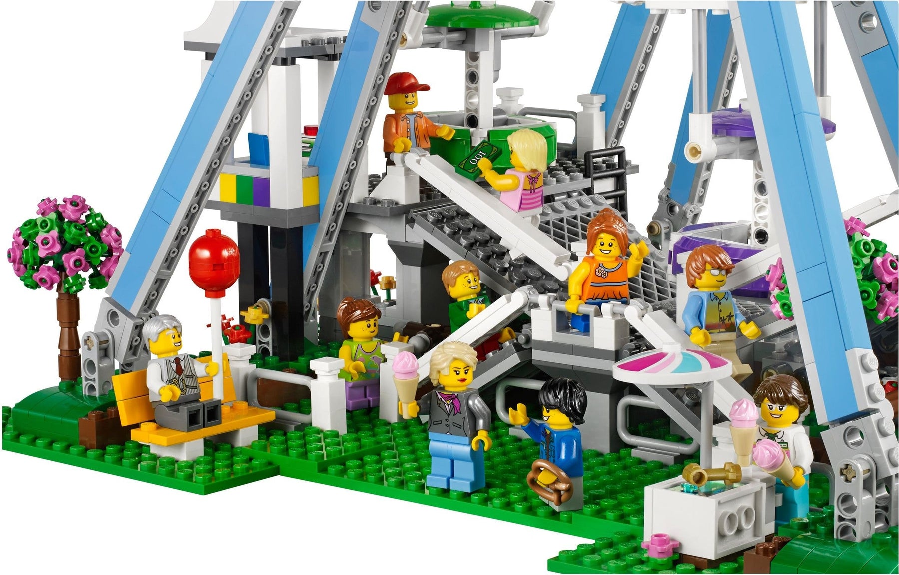 LEGO 10247 Ferris Wheel: Creator Expert Kit (2464 pcs) - SuperSaverAU - view 2