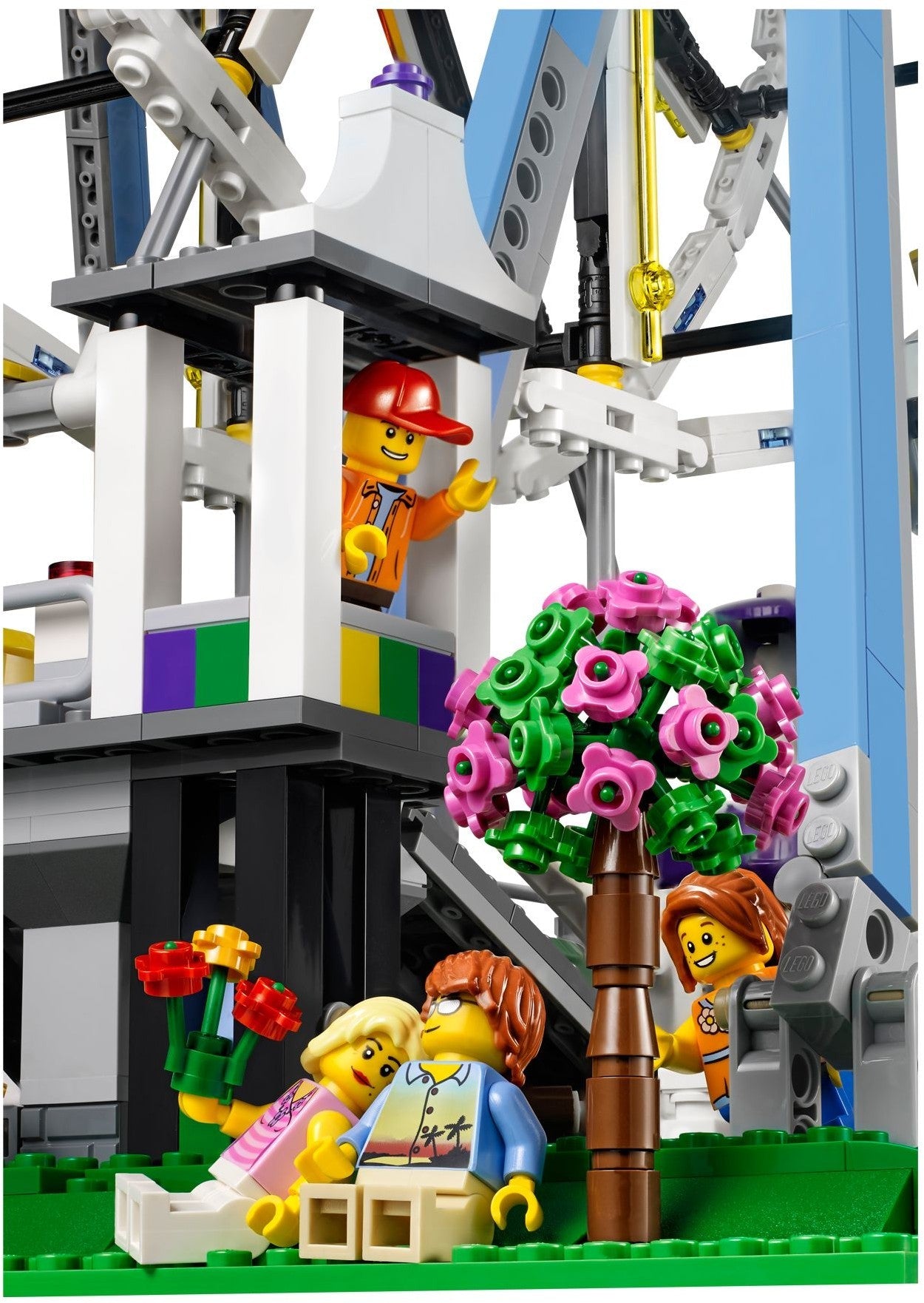 LEGO 10247 Ferris Wheel: Creator Expert Kit (2464 pcs) - SuperSaverAU - view 3
