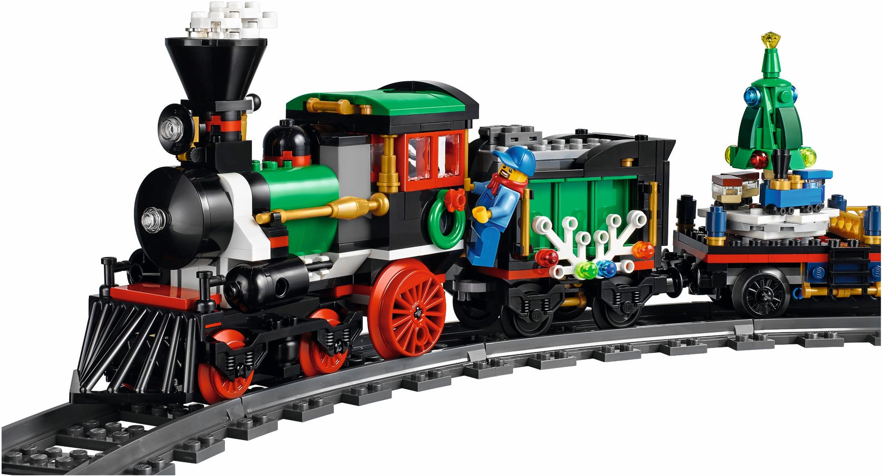 LEGO 10254 Winter Holiday Train: Festive Christmas Train Set - SuperSaverAU - view 3