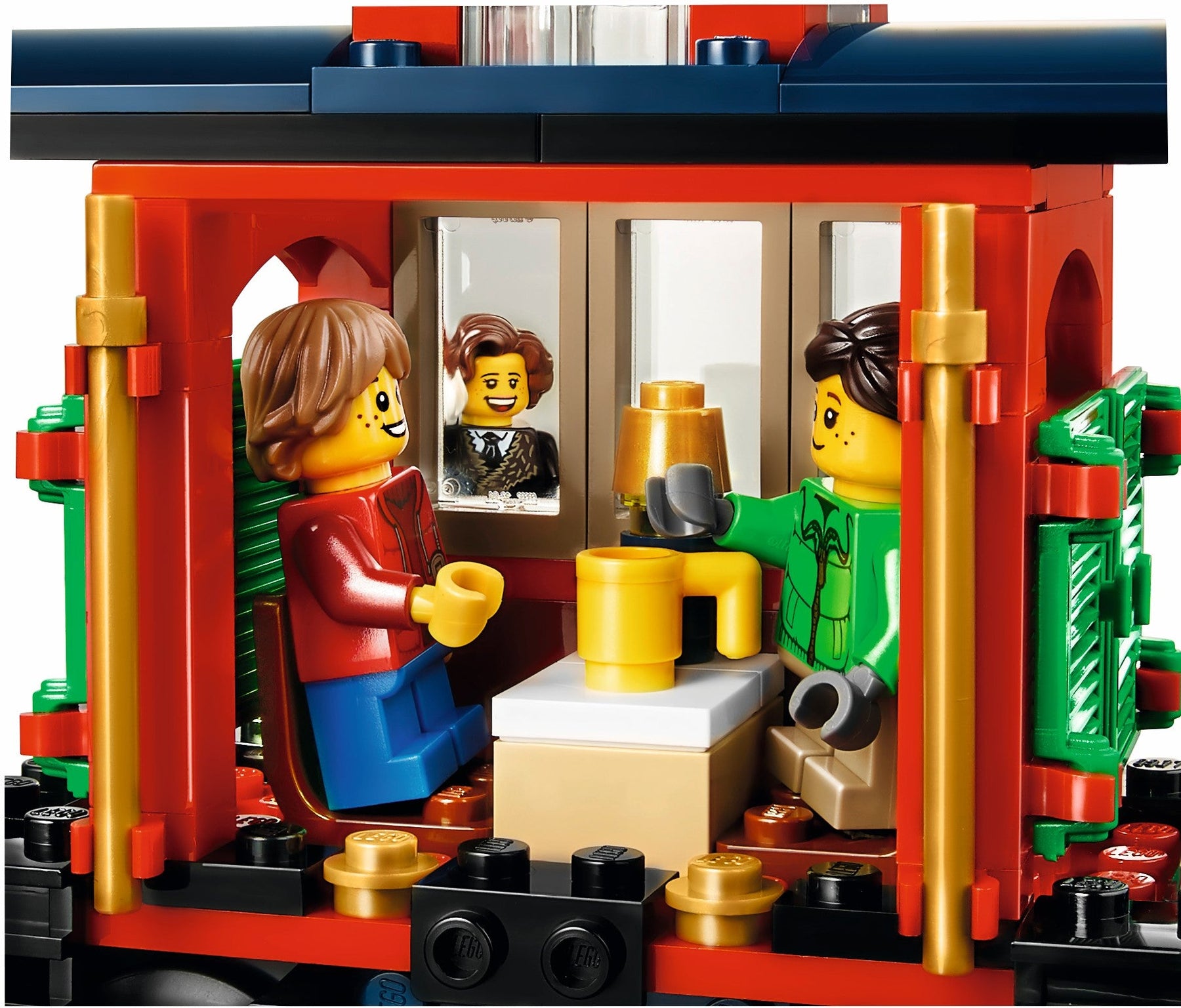 LEGO 10254 Winter Holiday Train: Festive Christmas Train Set - SuperSaverAU - view 6