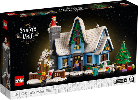 LEGO ICONS 10293 Winter Village Santa’s Visit - SuperSaverAU - view 1