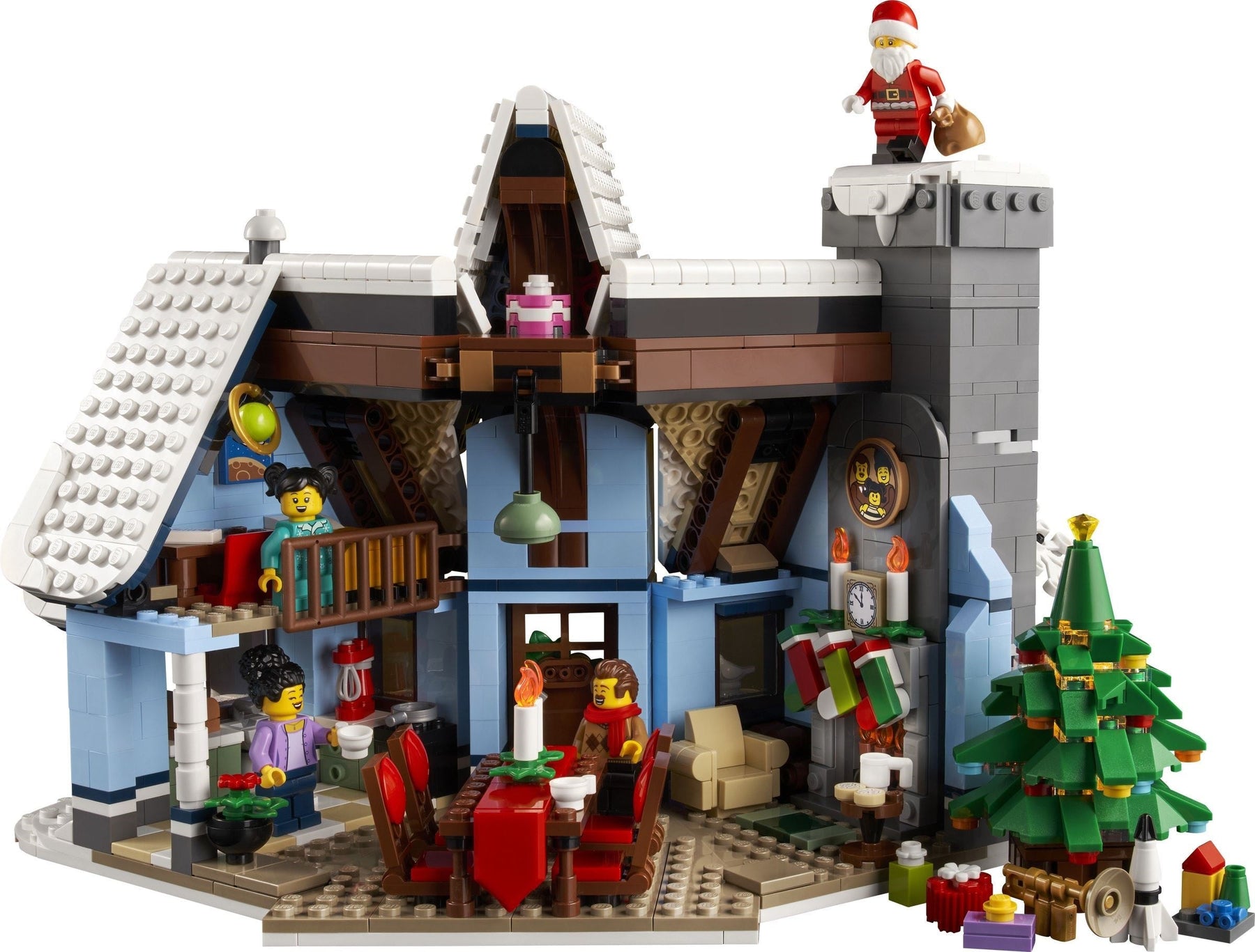 LEGO ICONS 10293 Winter Village Santa’s Visit - SuperSaverAU - view 3