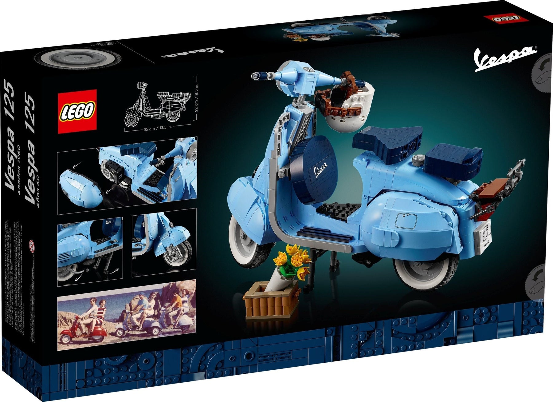 LEGO 10298 Creator Expert Vespa Case 125 - SuperSaverAU - view 7