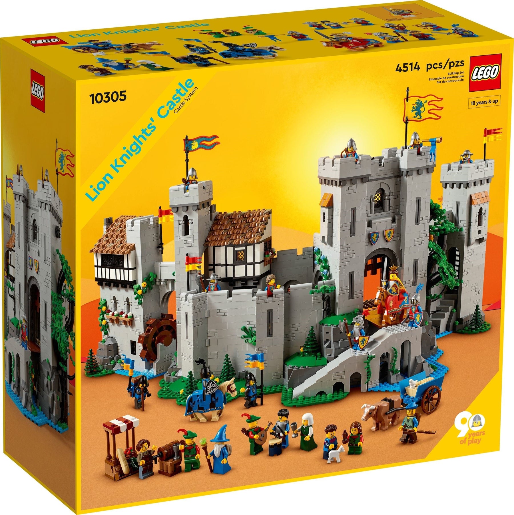 LEGO 10305 Lion Knights' Castle - Epic Medieval Build - SuperSaverAU - view 1