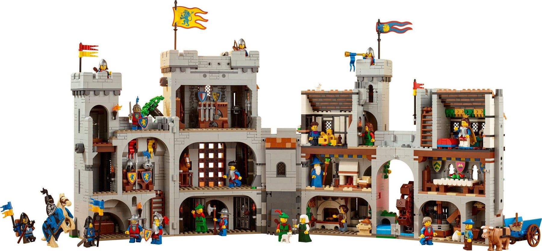 LEGO 10305 Lion Knights' Castle - Epic Medieval Build - SuperSaverAU - view 3